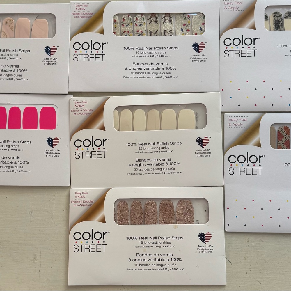 Color Street Nail Strips Lot